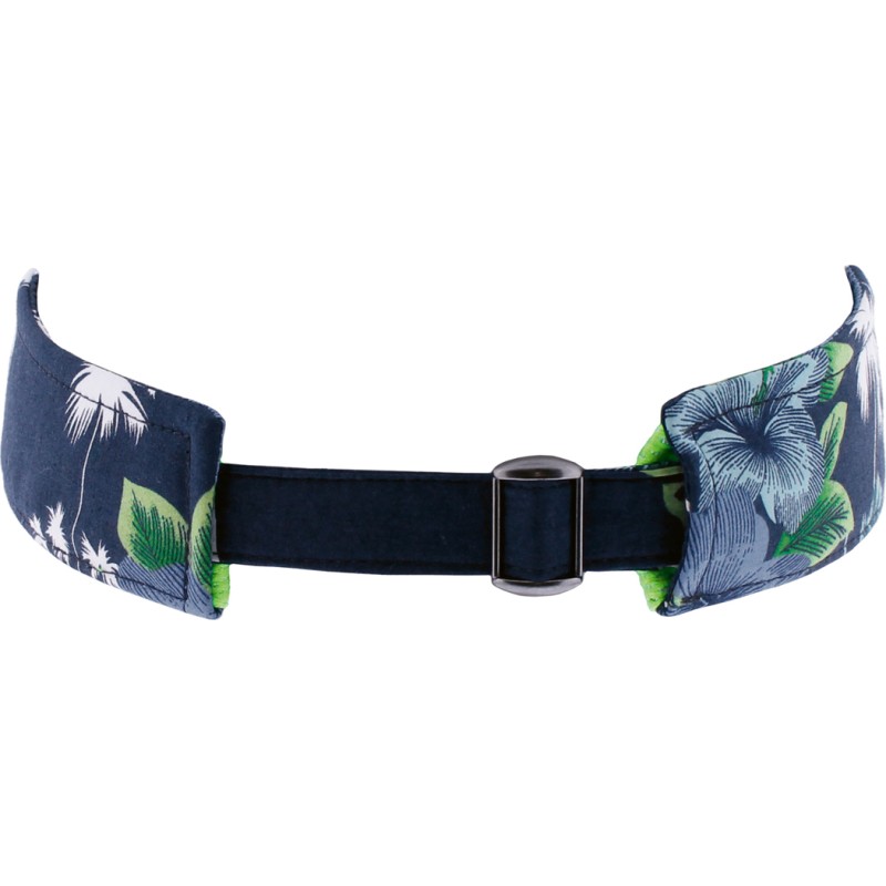 Visor with tropical pattern, with tightening buckle Visor with tropical pattern, with tightening buckle