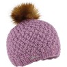 bonnet enfant avec pompon fausse fourrure