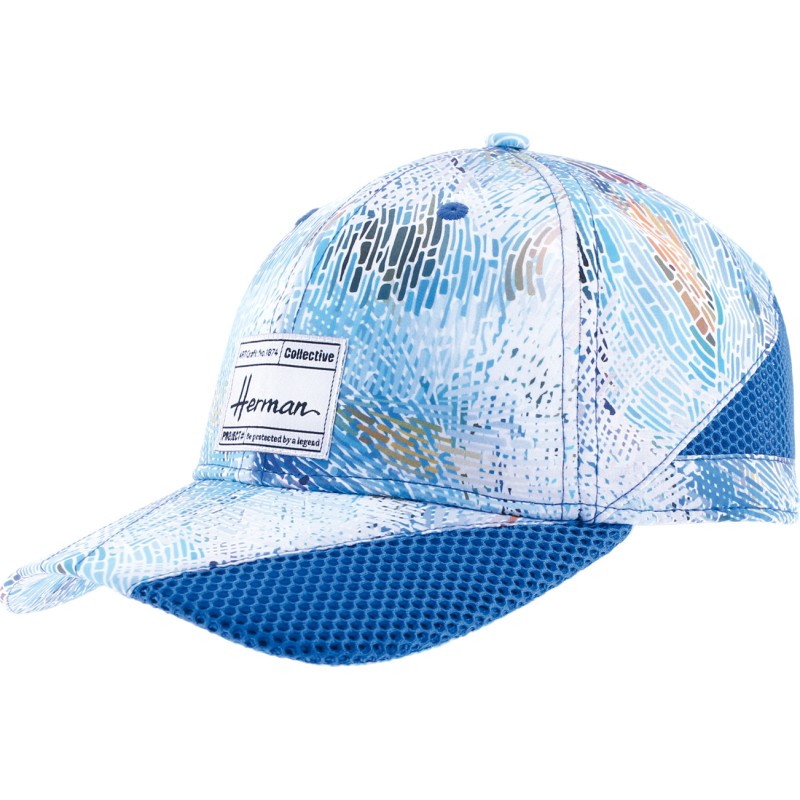 Pattern baseball cap and plain mesh with velcro closing