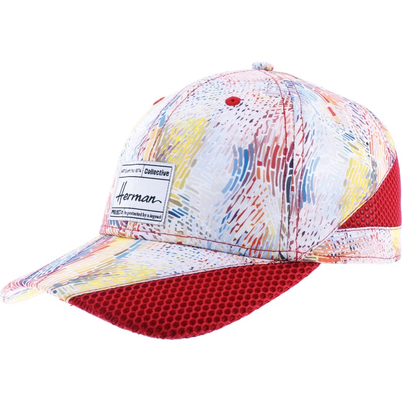 Pattern baseball cap and plain mesh with velcro closing