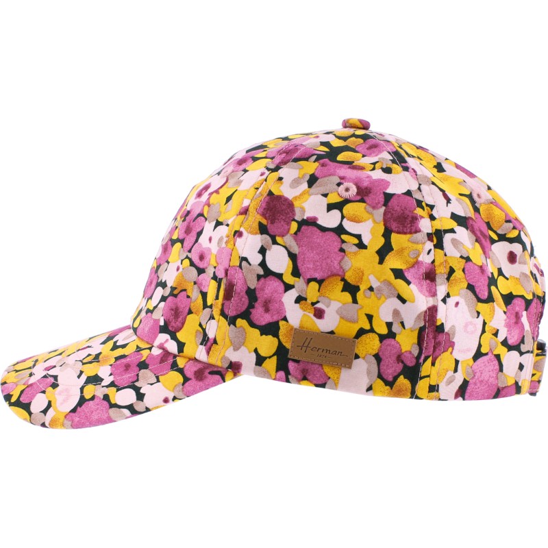 Casquette baseball à fleurs. Fermeture velcro Casquette baseball à fleurs. Fermeture velcro