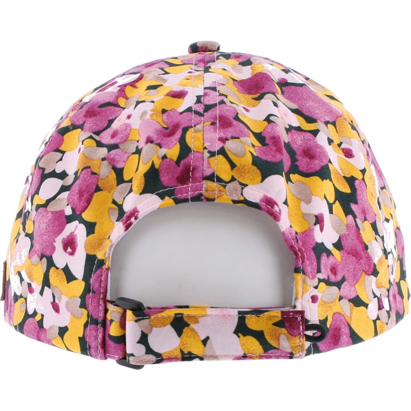 Casquette baseball à fleurs. Fermeture velcro Casquette baseball à fleurs. Fermeture velcro