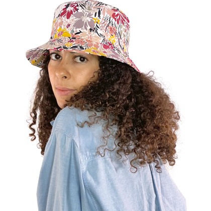 Flower pattern bucket