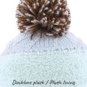 bonnet enfant avec doublure plush douce