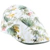 Casquette plate à motif tropical