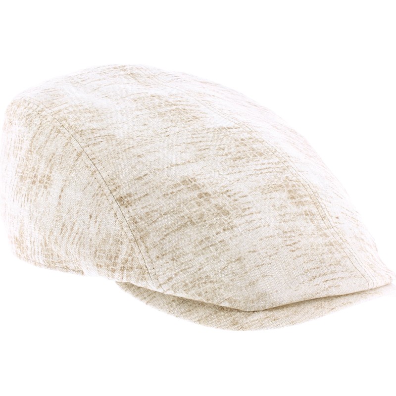 Casquette plate unie en lin. Casquette plate unie en lin.