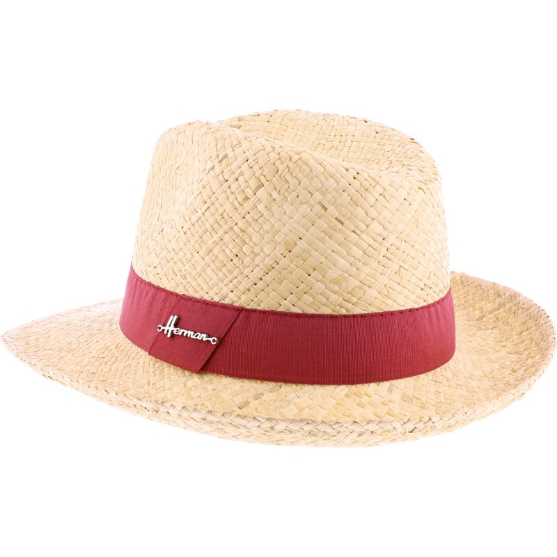 Chapeau paille rafia uni avec gros grain uni Chapeau paille rafia uni avec gros grain uni
