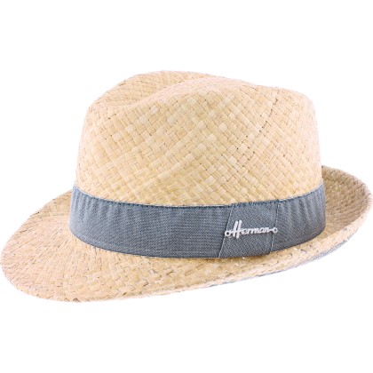 chapeau petit bord en paille
