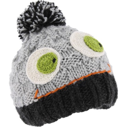 bonnet enfant monstre yeux à pompon