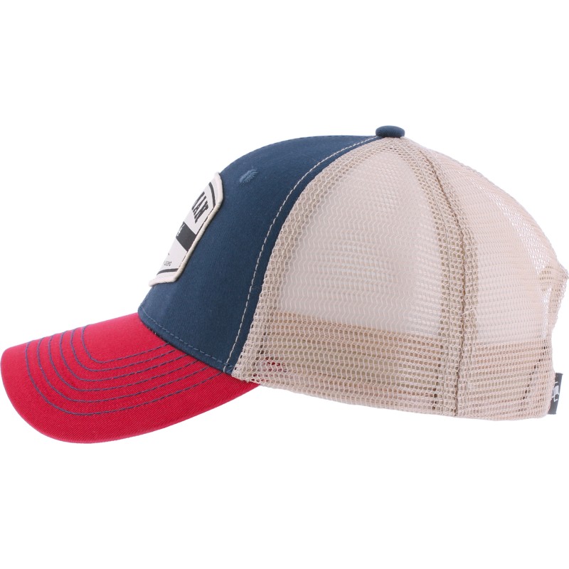 Casquette trucker bicolore, fermeture plastique "snapback" Casquette trucker bicolore, fermeture plastique "snapback"