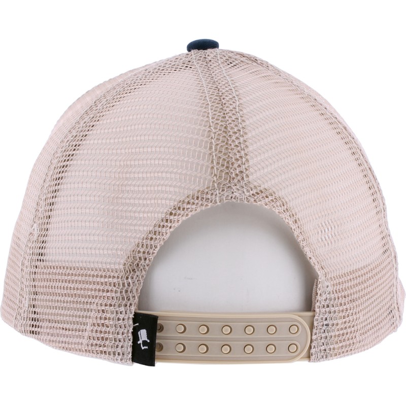 Casquette trucker bicolore, fermeture plastique "snapback" Casquette trucker bicolore, fermeture plastique "snapback"