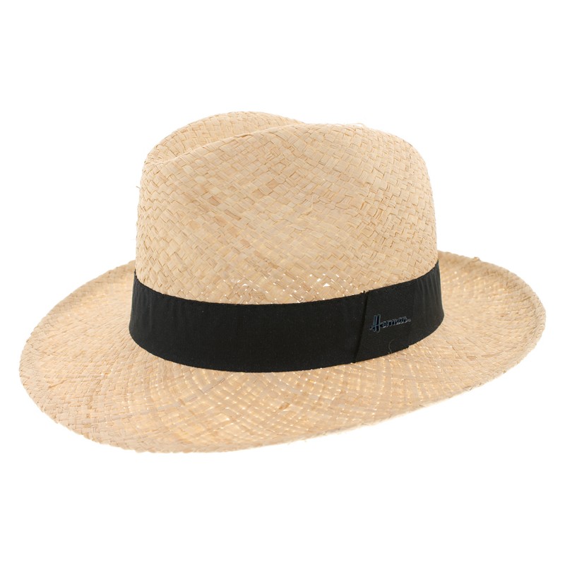 Chapeau paille rafia uni avec gros grain uni Chapeau paille rafia uni avec gros grain uni