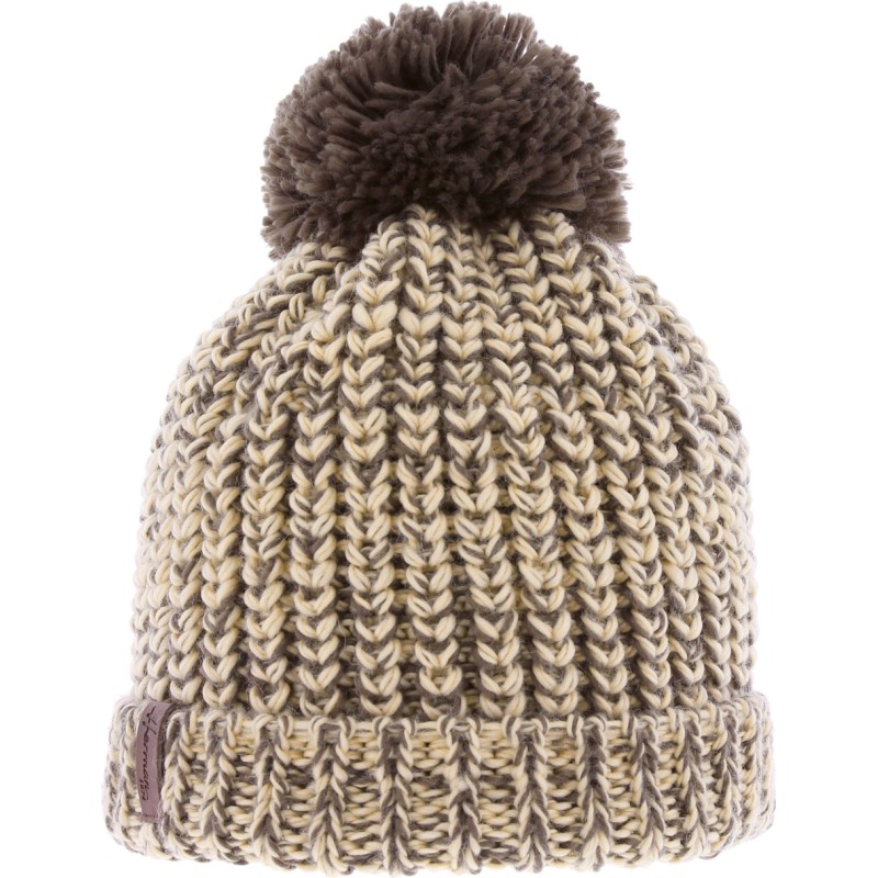 bonnet femme pompon en maille