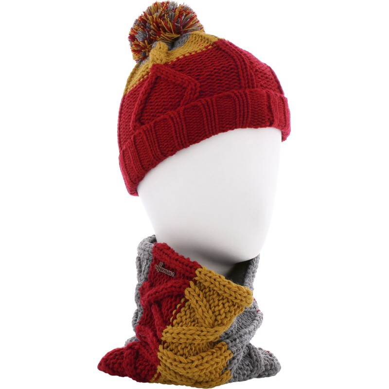 Bonnet bicolore jacquard