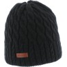Bonnet adulte rond torsadé uni