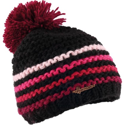 bonnet enfant pompon en maille