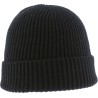 Plain short men's beanie with cuffs