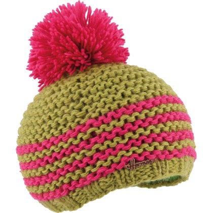 bonnet enfant pompon en maille