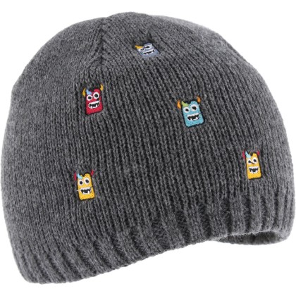 bonnet enfant avec broderies monstres