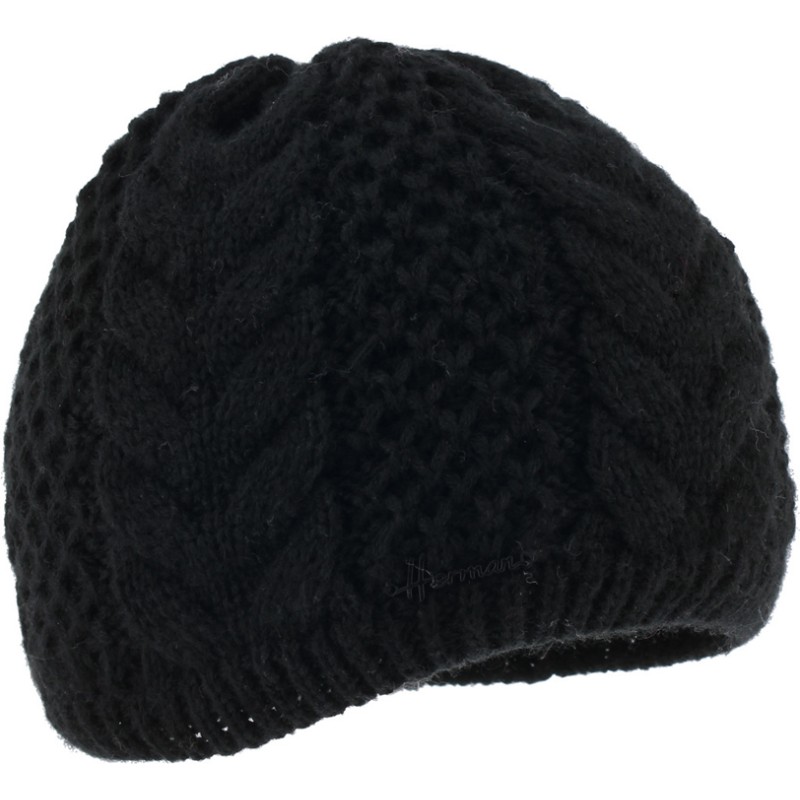 bonnet femme en maille torsade