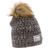 bonnet pompon fausse fourrure