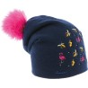 bonnet enfant broderies flamand roses et bananes