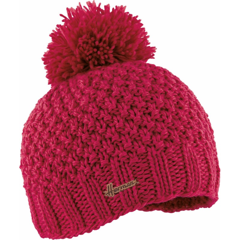 bonnet pompon femme