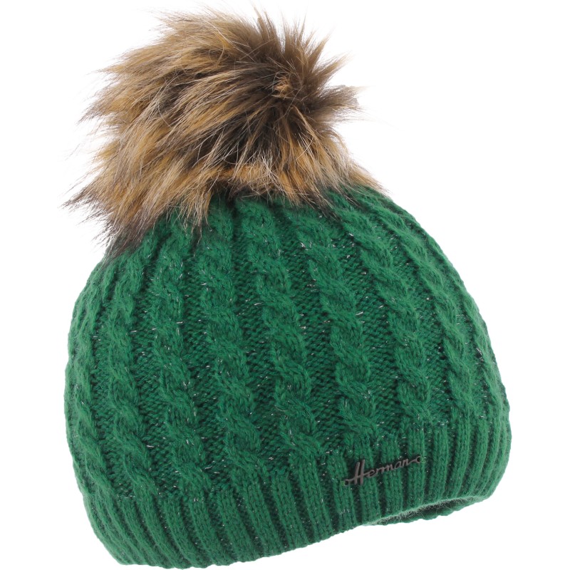 bonnet pompon femme hiver