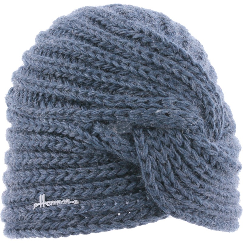 bonnet femme turban en maille