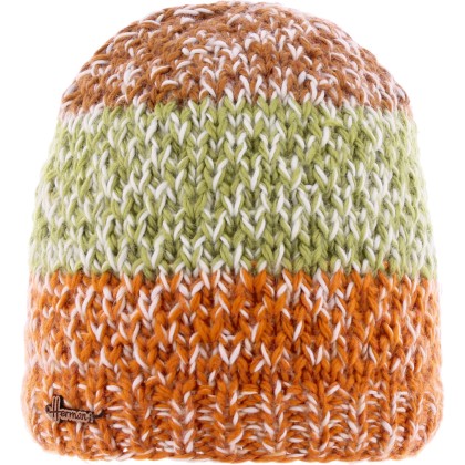 BONNET ROND SANS POMPON CHINE TRICOLORE DOUBLE PLUSH
