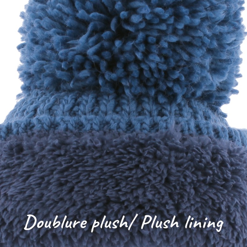 Bonnet enfant uni tricoté avec 80% de fil de plastique recyclé, avec p Bonnet enfant uni tricoté avec 80% de fil de plastique recyclé, avec p