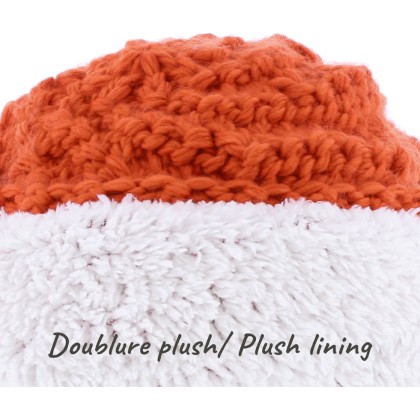 bonnet doublé plush chaud