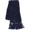 Echarpe trict losanges unie + franges