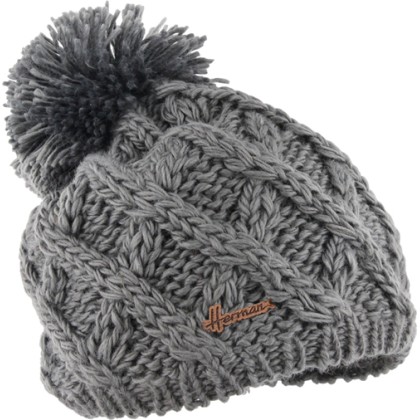 Bonnet enfant pompon en maille
