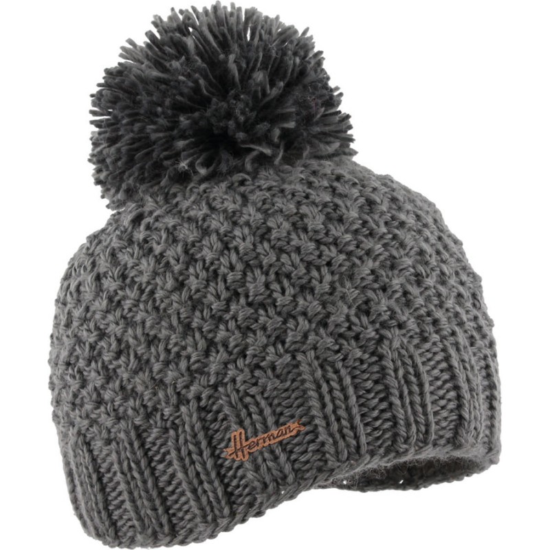 Bonnet gris en maille
