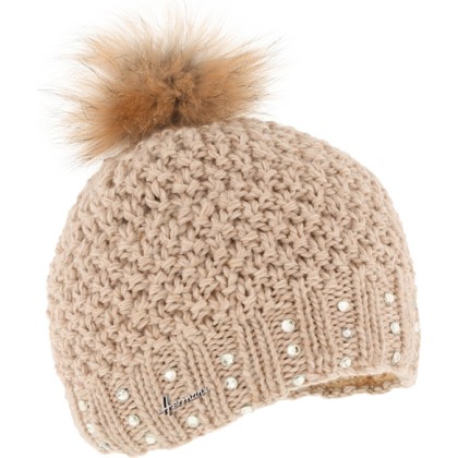 bonnet enfant pompon fausse fourrure