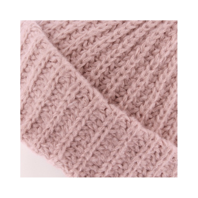 bonnet femme automne hiver en maille et revers bonnet femme automne hiver en maille et revers