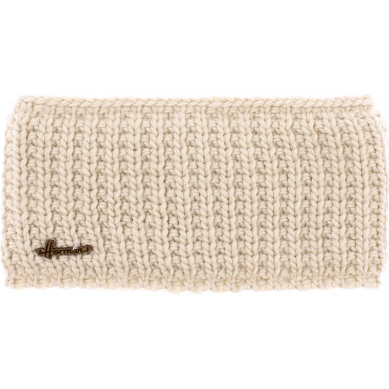 Plain adult headband knitted with 80% recycled plastic thread and line Plain adult headband knitted with 80% recycled plastic thread and line