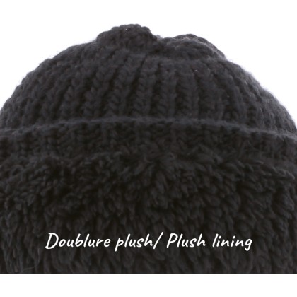 bonnet enfant doublure en plush