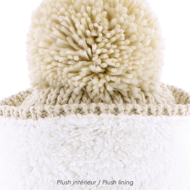 Bonnet enfant uni tricoté avec 80% de fil de plastique recyclé, avec p Bonnet enfant uni tricoté avec 80% de fil de plastique recyclé, avec p