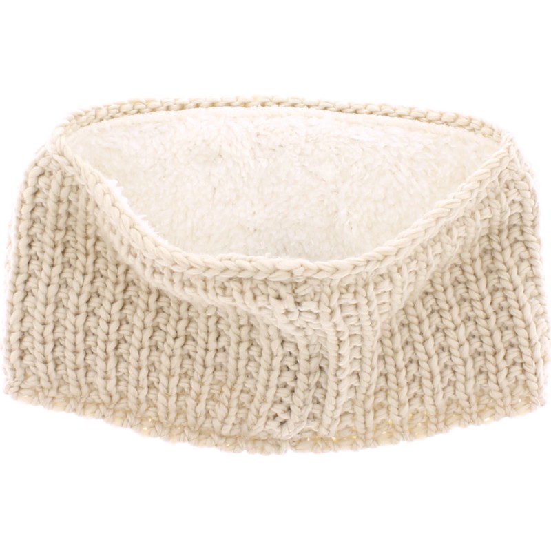 Plain adult headband knitted with 80% recycled plastic thread and line Plain adult headband knitted with 80% recycled plastic thread and line