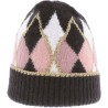 bonnet hiver losanges