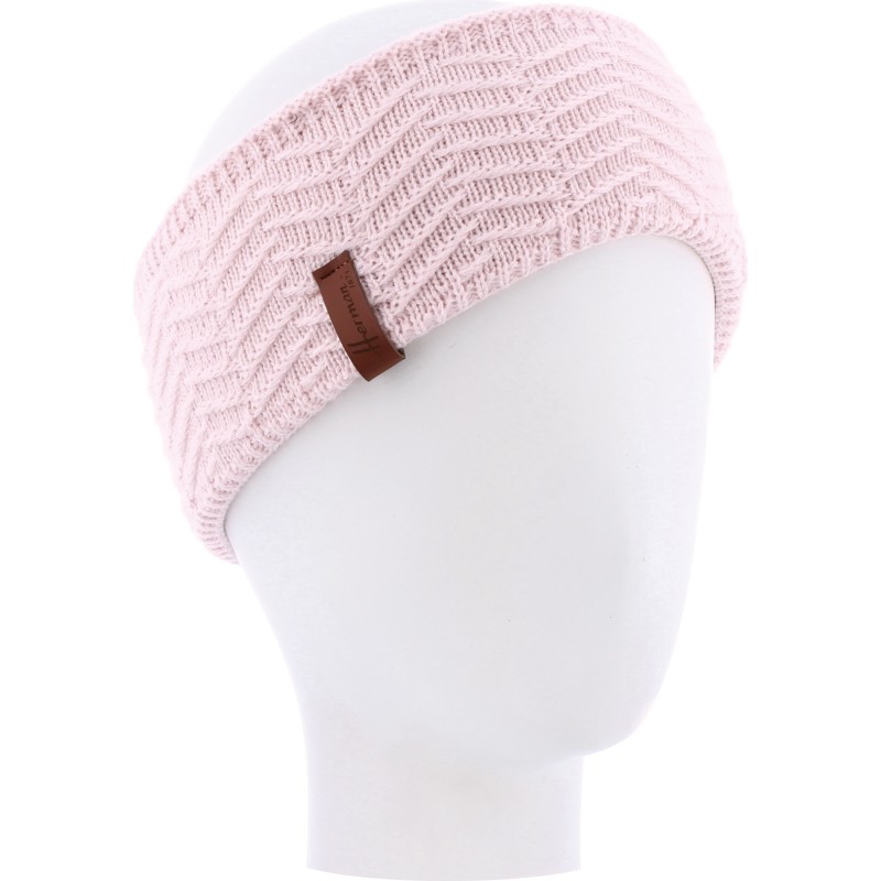bandeau hiver herman en maille chevron