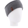 bandeau hiver herman en maille chevrons gris
