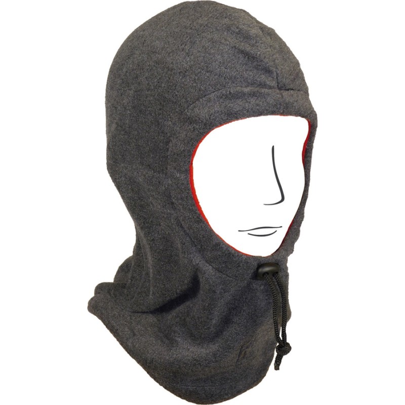 Cagoule enfant polar reversible bicolore + lien de serrage