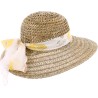 natural straw capeline