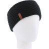 Plain adult headband with a fine chevron knit.