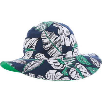 capeline femme chapeau en coton, motif tropical, protection soleil chapeau anti uv UPF50